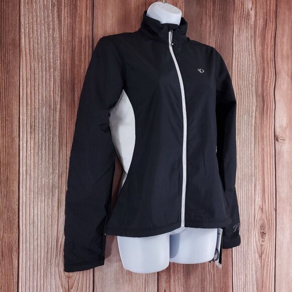 NWT Pearl Izumi Womens Size Medium Select Thermal Barrier Jacket Black White - Picture 3 of 16